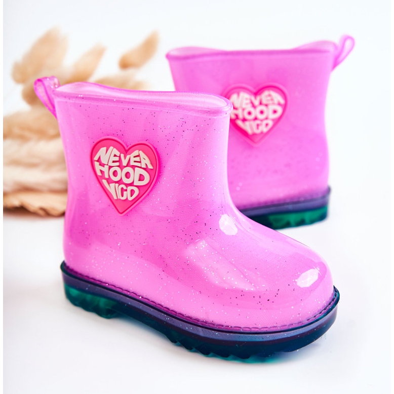 Lasten Brocade Rain Boots Fuksia vaaleanpunainen 2