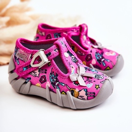 BEFADO S.A. Befado Supergirl -tossut rusetilla 110P457 vaaleanpunainen-harmaa 1