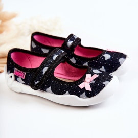 BEFADO S.A. Lasten ballerinatossut Befado jousella 114x481 laivastonsininen 2