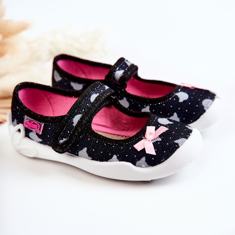 BEFADO S.A. Lasten ballerinatossut Befado jousella 114x481 laivastonsininen 2