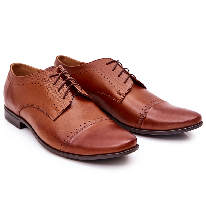 Bednarek Polish Shoes Nahka kengät Bednarek 723 Brown ruskea 5