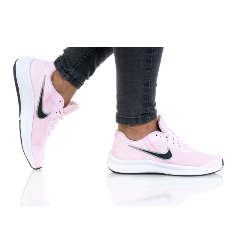 NIke Star Runner 3 (GS) W DA2776-601 kengät vaaleanpunainen 1