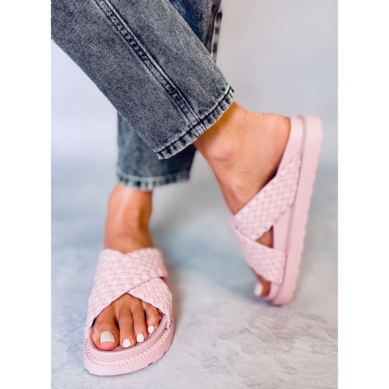 Naisten Norma Pink -tossut vaaleanpunainen 1