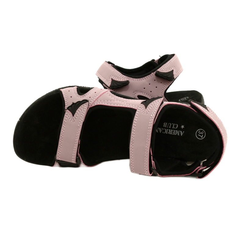 American Club HL53 / 22 -sandaalit Lt.Purple-nahkaiset violetti vaaleanpunainen 4