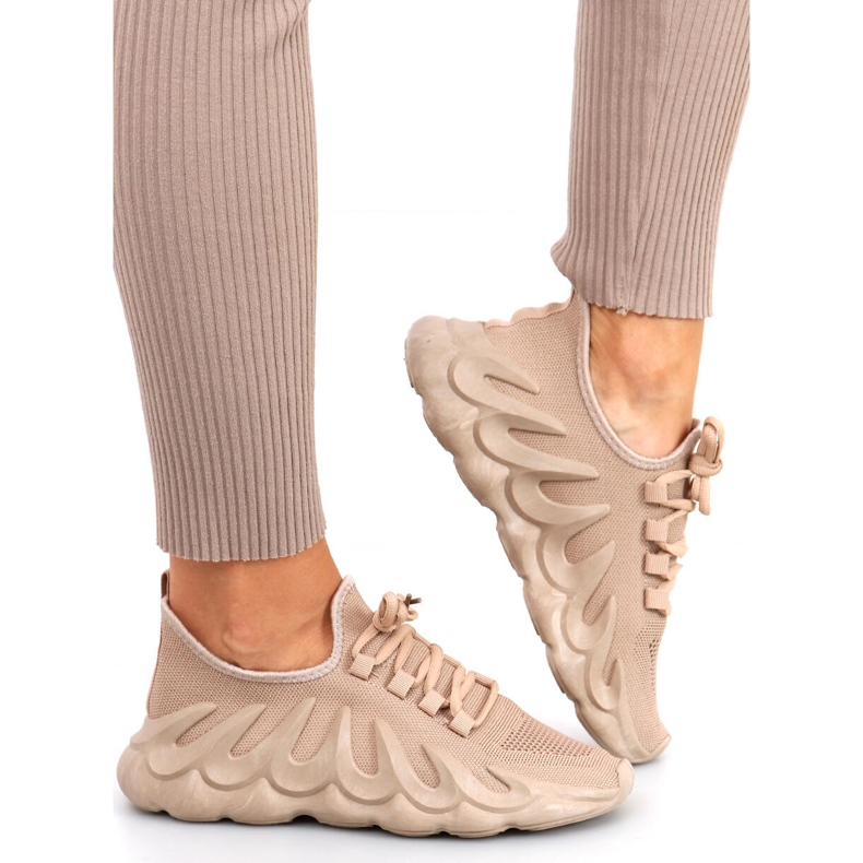 Band Khaki sukkaurheilukengät beige 1