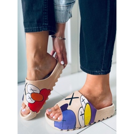 Tossut, joissa värikäs Clancy Khaki -printti monivärinen 1