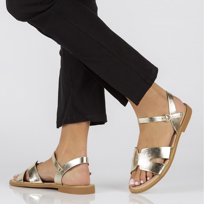 Filippo DS3702 / 22 Go kultaiset sandaalit kultainen 1