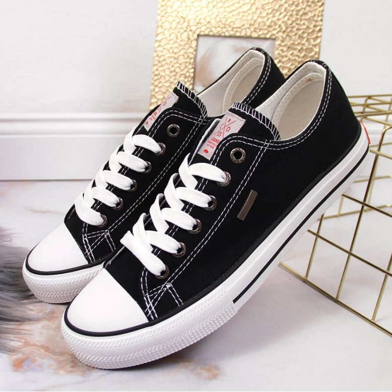 Tekstiililenkkarit Cross Jeans W JJ2R4011C musta 2