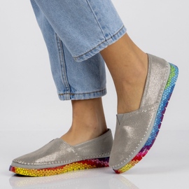 Nahkakengät Filippo DP1213 / 20 Si hopea 2