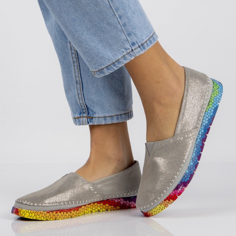 Nahkakengät Filippo DP1213 / 20 Si hopea 2