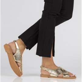 Filippo DS2104 / 22 Go kultaiset sandaalit kultainen 1