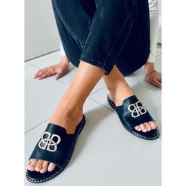 Naisten Inday Black -tossut musta 2