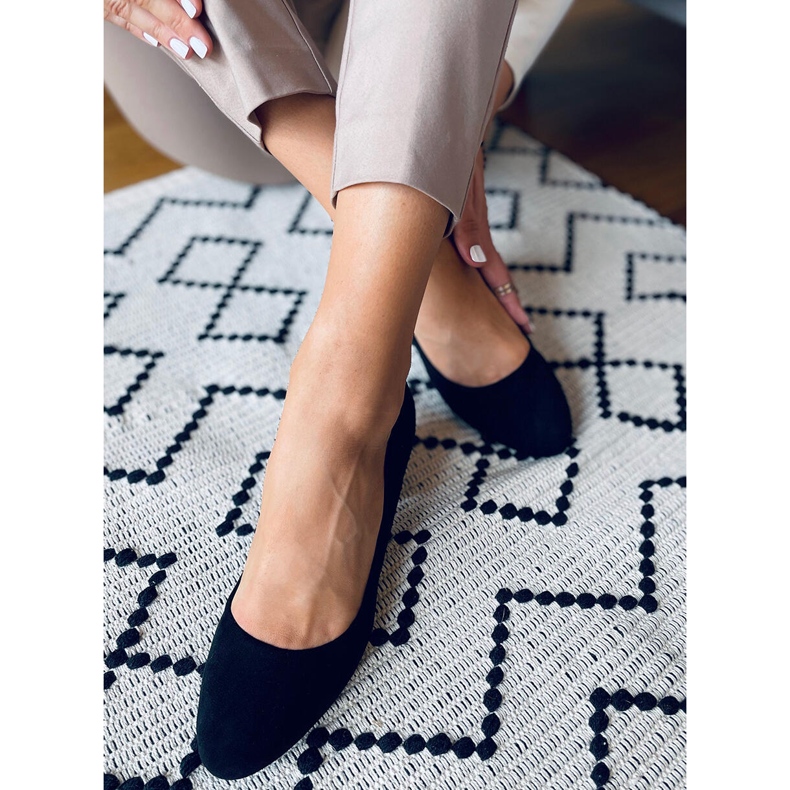 Pumps matalakorkoiset Phoebe Black musta 1