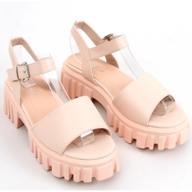 Dianne Beige korkeapohjaiset sandaalit 2