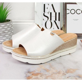 Tossut kiilassa T.Sokolski W SCA167B hopea valkoinen 2