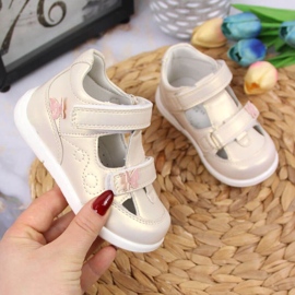 Velcro harjakattoiset kengät American Club Jr AM892A kultaa kultainen 1