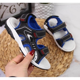 Tarranauhasandaalit American Club Jr AM893A musta 1