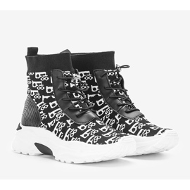 Erma naisten mustat tennarit valkoinen 1