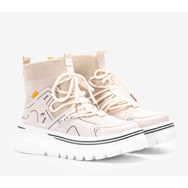 Beiget nilkkakorkeat Toler-lenkkarit 1