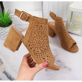 Harjakattoiset sandaalit T.Sokolski W SCA160 kameli ruskea 1