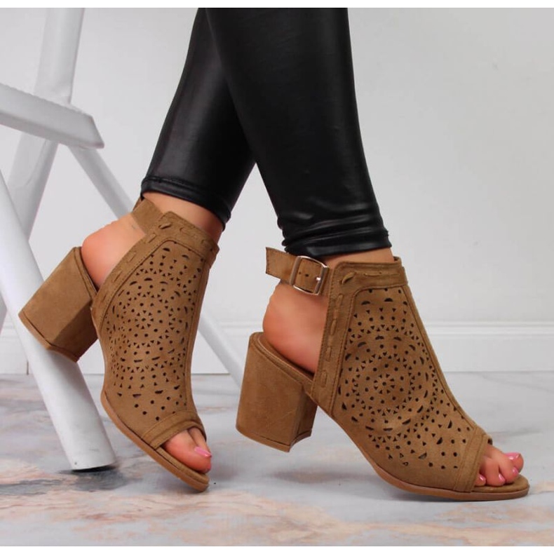 Harjakattoiset sandaalit T.Sokolski W SCA160 kameli ruskea 2