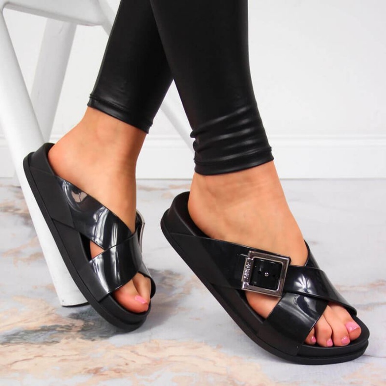 Meliski Zaxy JJ285055 mustat rantatossut 2