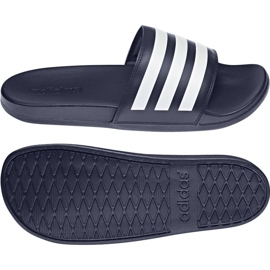 Adidas Adilette Comfort M GZ5892 tossut valkoinen laivastonsininen 1