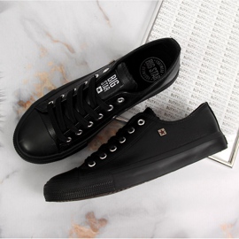 Mustat ekonahkaiset matalat tennarit Big Star V274871 1