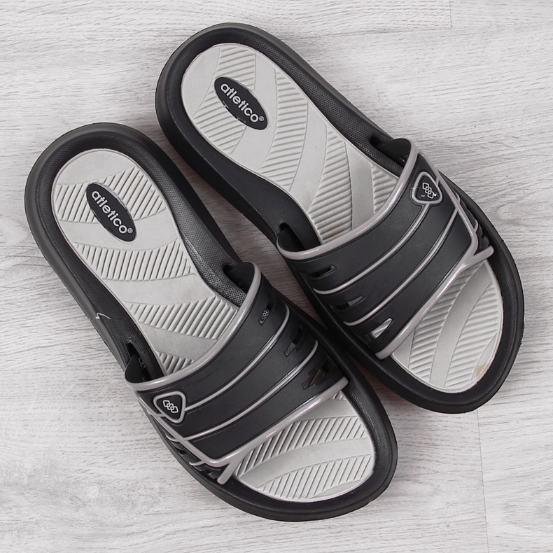 Mustat Atletico miesten kumitossut 1