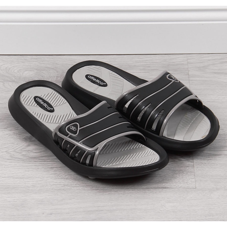 Mustat Atletico miesten kumitossut 2