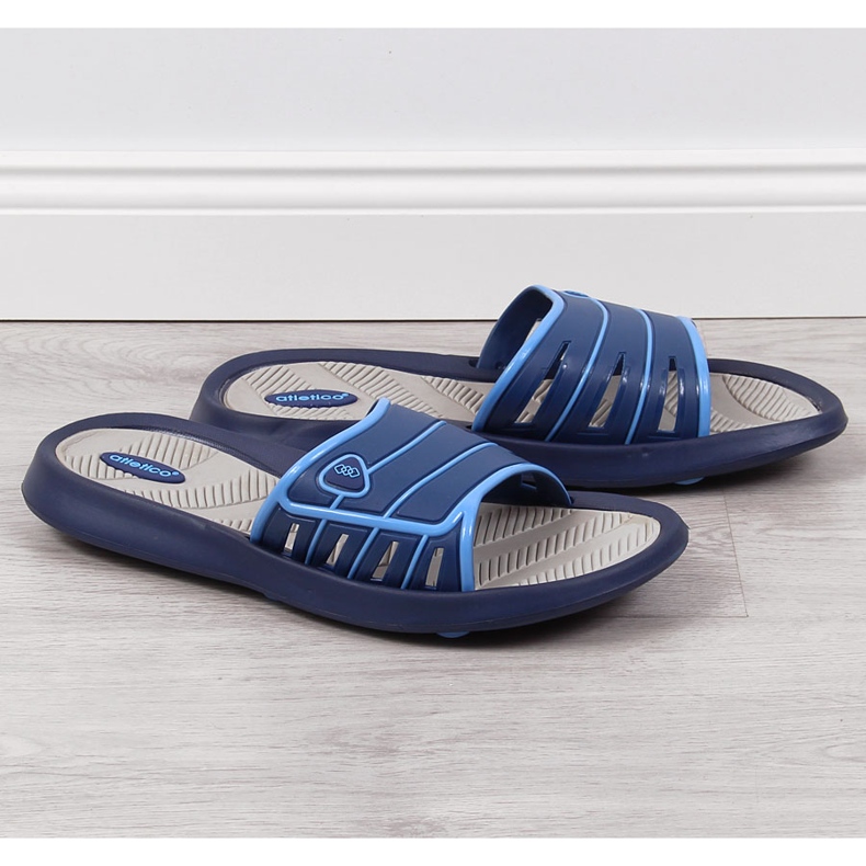 Atletico tummansiniset miesten kumitossut laivastonsininen 1