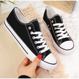 Atletico mustat tekstiilimatalat lenkkarit 1