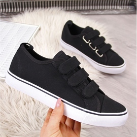 Mustat Atleticon matalat tarranauhat tekstiililenkkarit 2