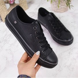 Musta ekonahkainen matalapäällinen Big Star II274002 2