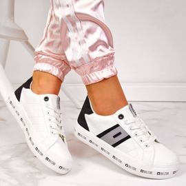 Naisten valkoiset matalat tennarit Big Star II274071 valkoinen 1