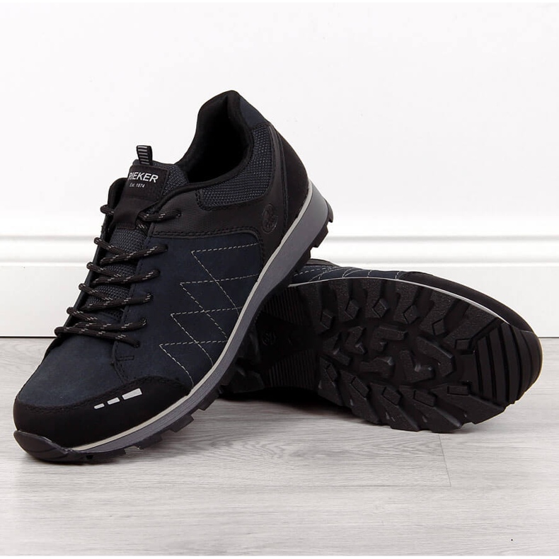 Miesten laivastonsiniset kengät Rieker B5720-01 sininen 1