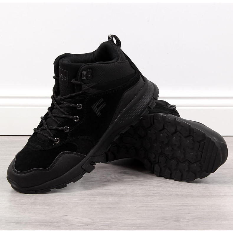 Mustat Filippo nahkaiset miesten vaelluskengät 1