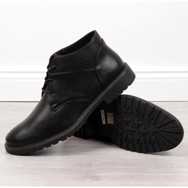 Miesten rento eristetty musta Nowacki-kengät 2