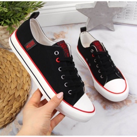 Mustat tekstiiliset matalat tennarit Big Star JJ274122 1