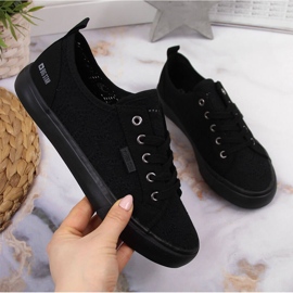 Matala pitsitekstiili musta Big Star JJ274064 1