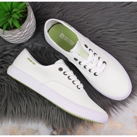 Big Star valkoiset tekstiililenkkarit JJ274260 valkoinen 1