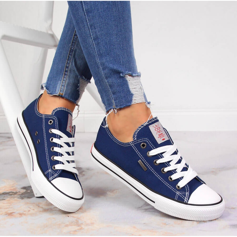 Matalat tummansiniset tennarit Cross Jeans JJ2R4012C laivastonsininen 1