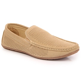 News Miesten beige-harjakattoiset loaferit UUTISET 2