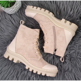 S.Barski Naisten beigenväriset DA alustalenkkarit 2