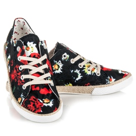 Kylie Nauhaiset espadrillit musta 1