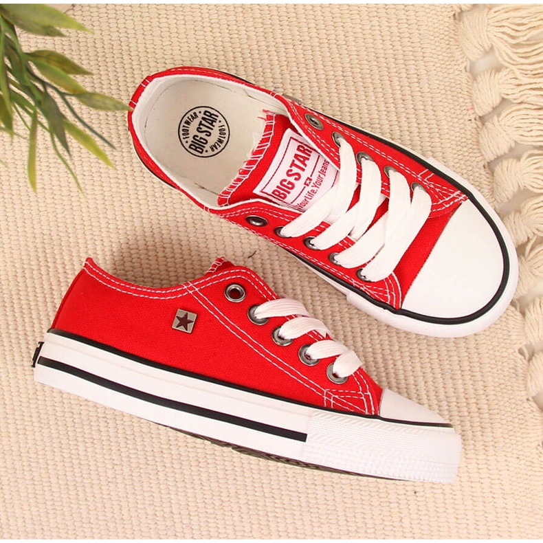 Red Big Star lasten tennarit FF374201 punainen 2