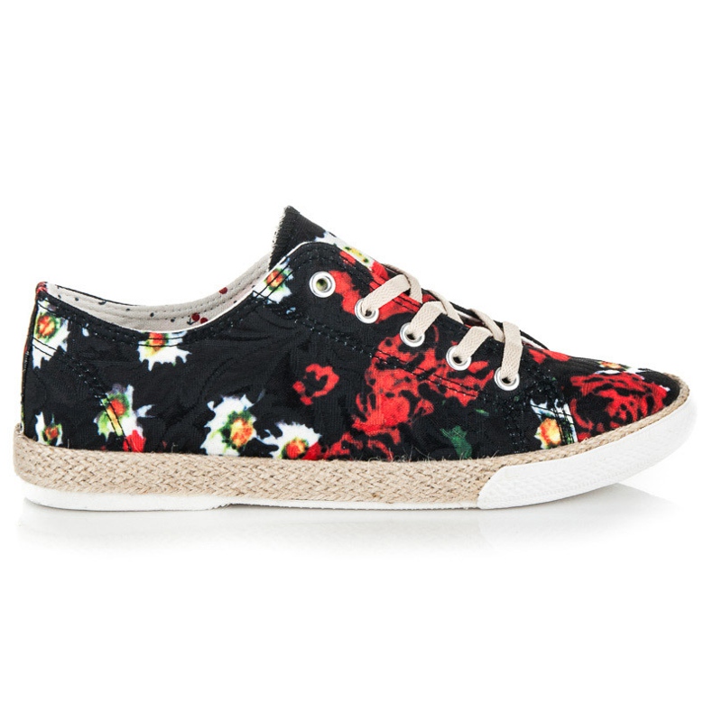 Kylie Nauhaiset espadrillit musta 2