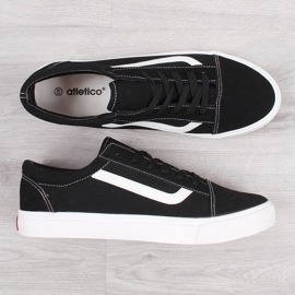 Atletico miesten mustat matalat tennarit 1