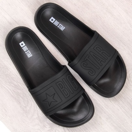 Lasten kumiset rantatossut mustat Big Star DD374157 2