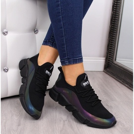 Black Big Star FF274A053 mustat naisten urheilukengät 1